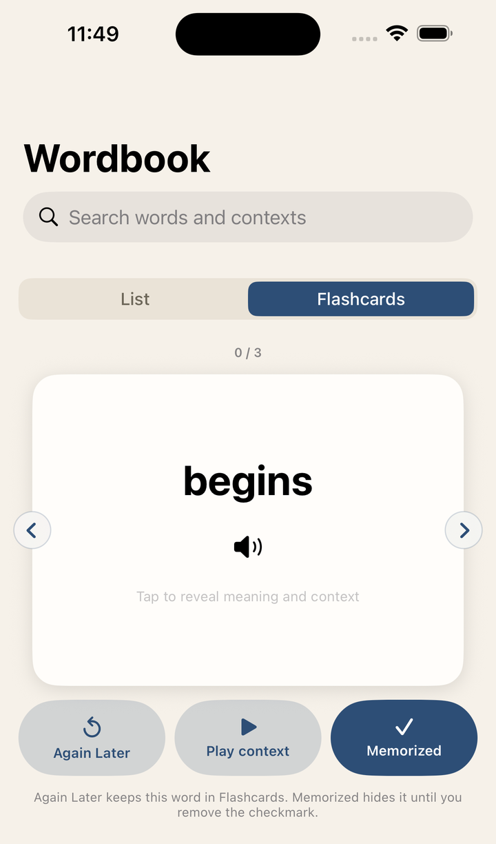 Flashcards
